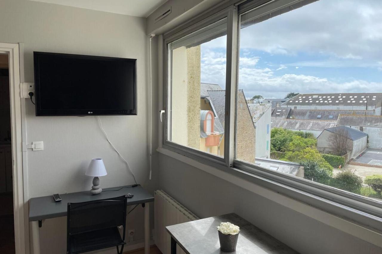 Studio Avec Parking 100 M Departs Pour Les Iles Quiberon Exterior foto